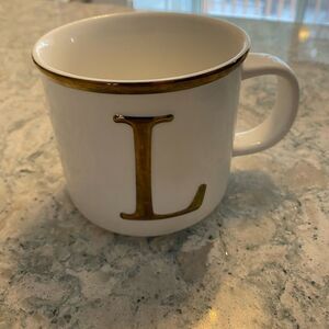 Things Remembered Ceramic Monogram (L) Coffee Mug
